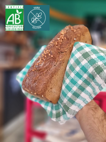 Pain sarrasin sans gluten Bio