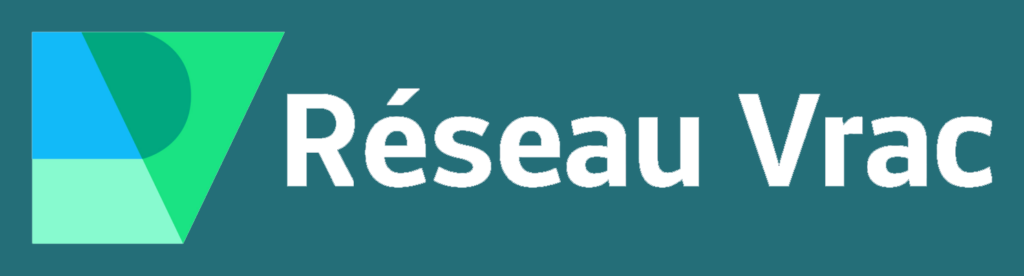 Logo Réseau Vrac fond vert